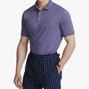 Polo Ralph‎ Lauren Classic Fit Mens Polo Shirt Purple Golf Preppy Casual